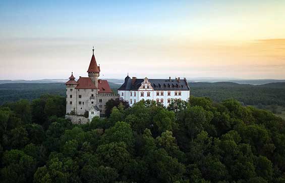 Coburg Rennsteig 3 Heldburg Luftaufnahme veste heldburg F Sebastian Buff