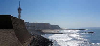 Cádiz im November: Silbrig, glänzend, leuchtend, hell